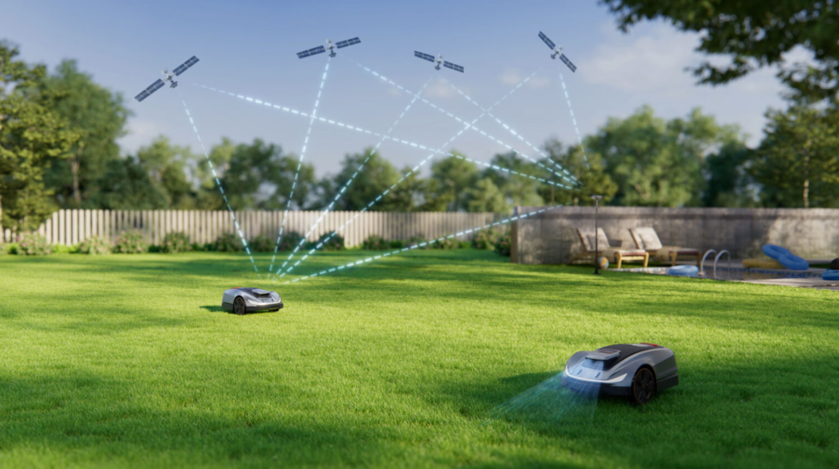 How robot mowers find their way around
